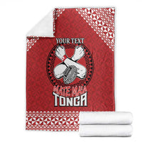 Tonga Rugby XIII Custom Blanket Mate Ma'a Tonga with Ngatu Pattern LT9 - Polynesian Pride