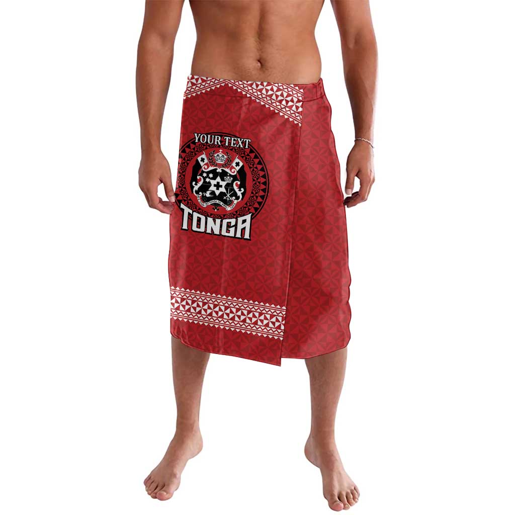 Tonga Rugby XIII Custom Lavalava Mate Ma'a Tonga with Ngatu Pattern LT9 Red - Polynesian Pride