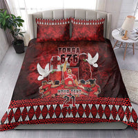 Custom Tonga 676 Haamonga a Maui Bedding Set Tongan Sipi Tau Unique Dance LT9 - Polynesian Pride