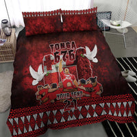 Custom Tonga 676 Haamonga a Maui Bedding Set Tongan Sipi Tau Unique Dance LT9 - Polynesian Pride