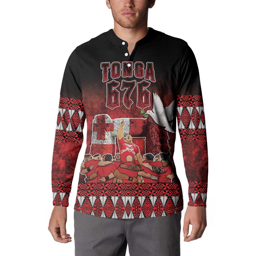 Custom Tonga 676 Haamonga a Maui Button Sweatshirt Tongan Sipi Tau Unique Dance LT9 - Polynesian Pride