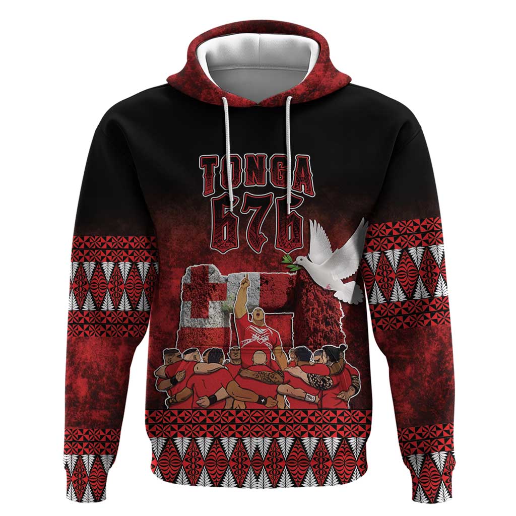 Custom Tonga 676 Haʻamonga ʻa Maui Hoodie Tongan Sipi Tau Unique Dance