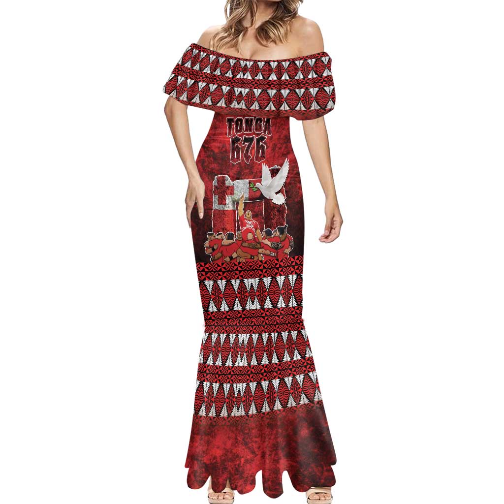 Custom Tonga 676 Haamonga a Maui Mermaid Dress Tongan Sipi Tau Unique Dance LT9 - Polynesian Pride