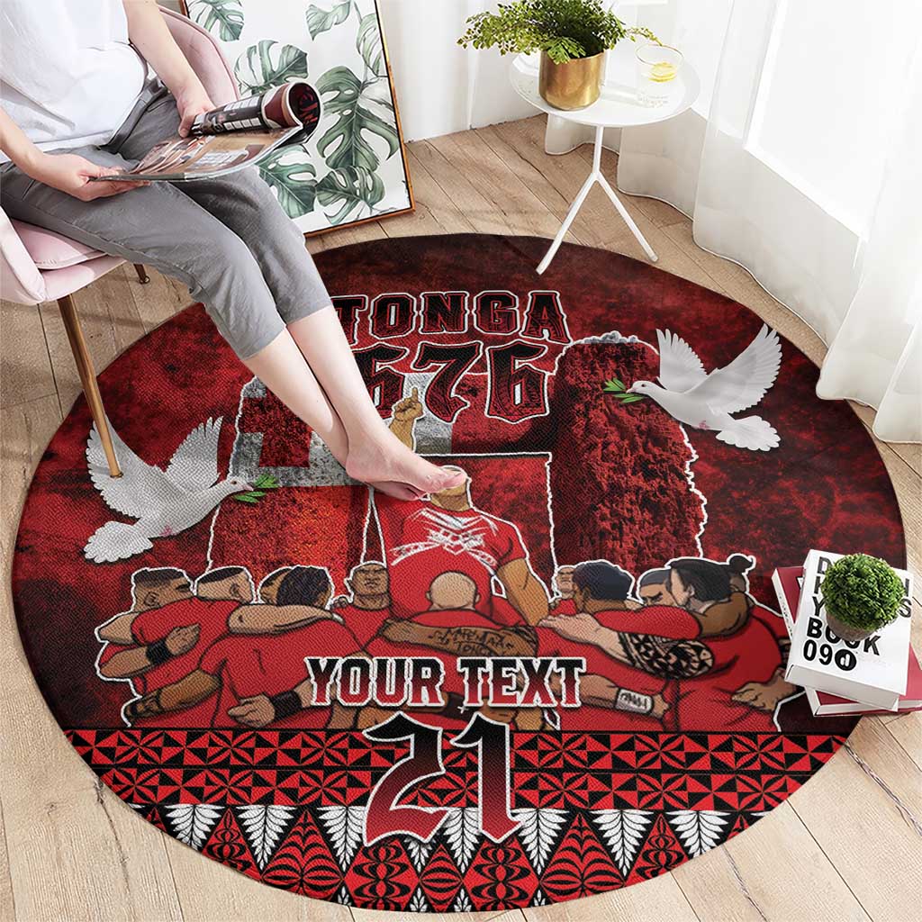 Custom Tonga 676 Haamonga a Maui Round Carpet Tongan Sipi Tau Unique Dance LT9 - Polynesian Pride