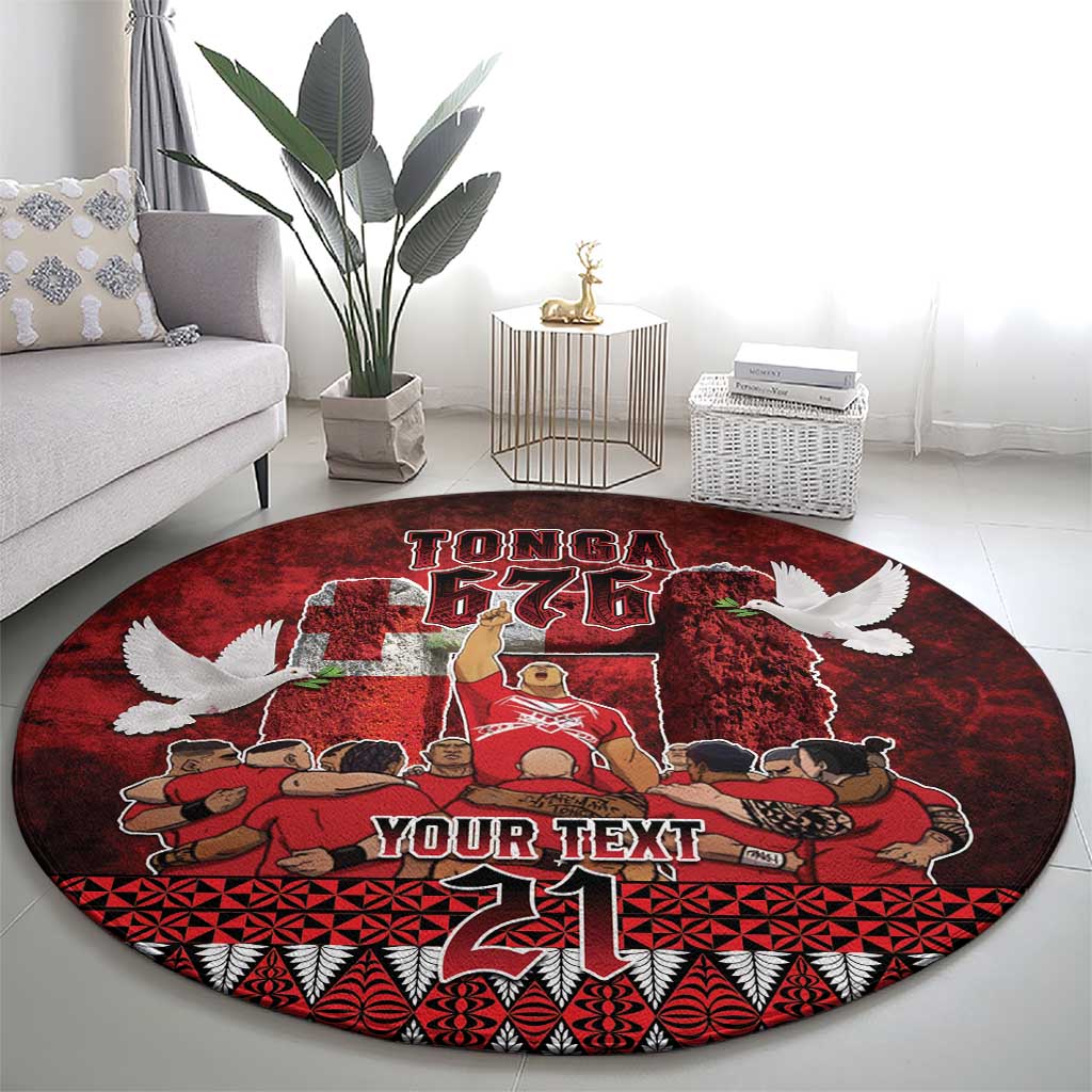 Custom Tonga 676 Haamonga a Maui Round Carpet Tongan Sipi Tau Unique Dance LT9 - Polynesian Pride