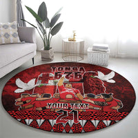 Custom Tonga 676 Haamonga a Maui Round Carpet Tongan Sipi Tau Unique Dance LT9 - Polynesian Pride