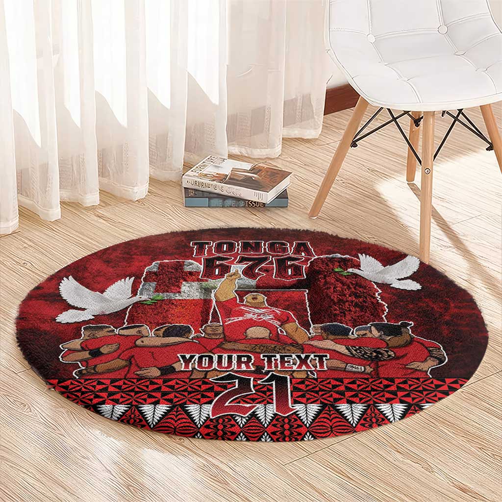 Custom Tonga 676 Haamonga a Maui Round Carpet Tongan Sipi Tau Unique Dance LT9 - Polynesian Pride