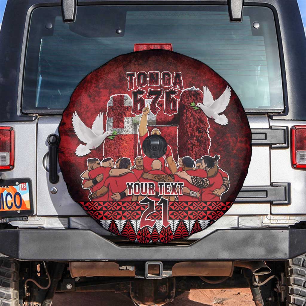 Custom Tonga 676 Haʻamonga ʻa Maui Spare Tire Cover Tongan Sipi Tau Unique Dance