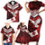 Custom Tonga XIII Rugby Tribal Tattoo Family Matching Short Sleeve Bodycon Dress and Hawaiian Shirt Mate Ma'a Tonga Kupesi Ngatu Grunge Style