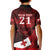 Custom Tonga XIII Rugby Tribal Tattoo Kid Polo Shirt Mate Ma'a Tonga Kupesi Ngatu Grunge Style