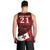 Custom Tonga XIII Rugby Tribal Tattoo Men Tank Top Mate Ma'a Tonga Kupesi Ngatu Grunge Style