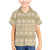 Pasifika Sataoa Pattern Simple Motif Family Matching Mermaid Dress and Hawaiian Shirt Beige Tan LT9 Son's Shirt Beige Tan - Polynesian Pride