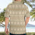 Pasifika Sataoa Pattern Simple Motif Hawaiian Shirt Beige Tan LT9 - Polynesian Pride