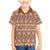 Pasifika Sataoa Pattern Simple Motif Family Matching Mermaid Dress and Hawaiian Shirt Brown Beige Tan LT9 Son's Shirt Brown - Polynesian Pride