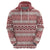 Pasifika Sataoa Pattern Simple Motif Hoodie Cherry LT9 - Polynesian Pride