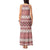 Pasifika Sataoa Pattern Simple Motif Tank Maxi Dress Cherry LT9 - Polynesian Pride