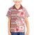 Pasifika Sataoa Pattern Plumeria Vintage Family Matching Mermaid Dress and Hawaiian Shirt Cherry LT9 Son's Shirt Cherry - Polynesian Pride