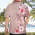 Pasifika Sataoa Pattern Plumeria Vintage Hawaiian Shirt Cherry LT9 - Polynesian Pride