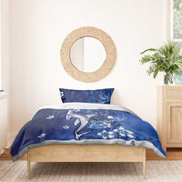 Personalized Hawaiian Maori Hammerhead Shark Bedding Set Polu Plumeria LT9 - Polynesian Pride