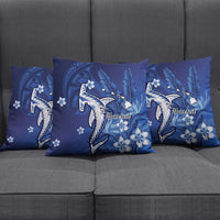 Personalized Hawaiian Maori Hammerhead Shark Pillow Cover Polu Plumeria LT9 - Polynesian Pride