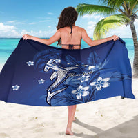 Personalized Hawaiian Maori Hammerhead Shark Sarong Polu Plumeria LT9 - Polynesian Pride