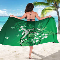 Personalized Hawaiian Maori Hammerhead Shark Sarong Omaomao Plumeria LT9 - Polynesian Pride