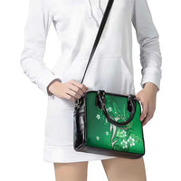 Personalized Hawaiian Maori Hammerhead Shark Shoulder Handbag Omaomao Plumeria LT9 - Polynesian Pride