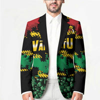 Vanuatu 46th Year Anniversary Blazer 30 July 1980 Hibiscus Seamless Pattern LT9 - Polynesian Pride