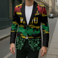 Vanuatu 46th Year Anniversary Blazer 30 July 1980 Hibiscus Seamless Pattern LT9 - Polynesian Pride