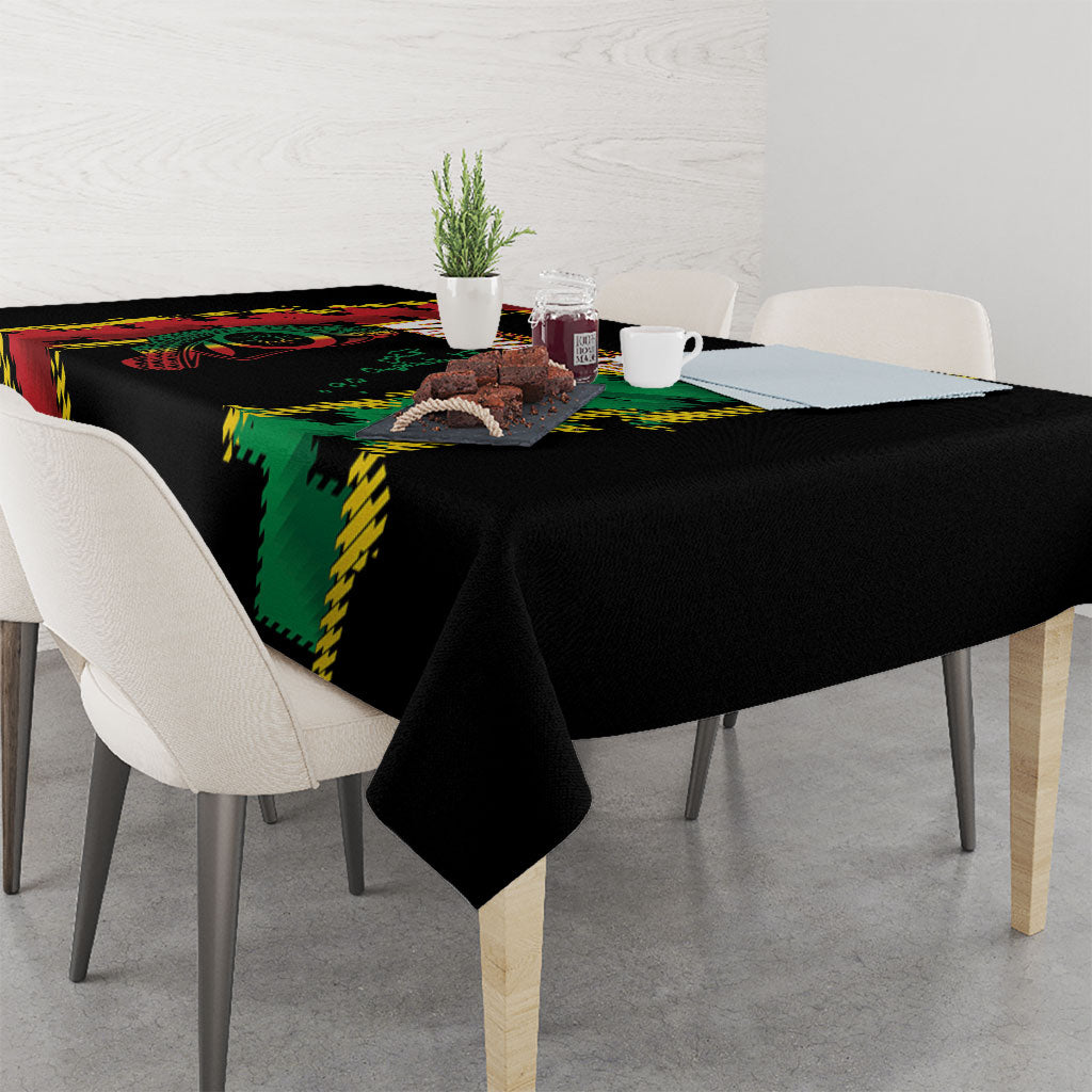 Vanuatu 46th Year Anniversary Tablecloth Tamtam Slit Drums Long God Yumi Stanap LT9 - Polynesian Pride