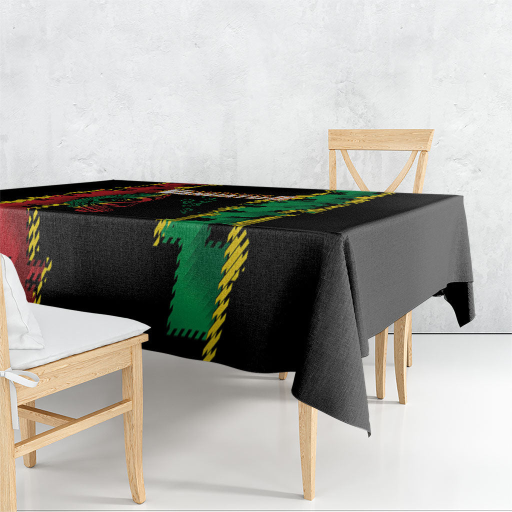 Vanuatu 46th Year Anniversary Tablecloth Tamtam Slit Drums Long God Yumi Stanap LT9 - Polynesian Pride