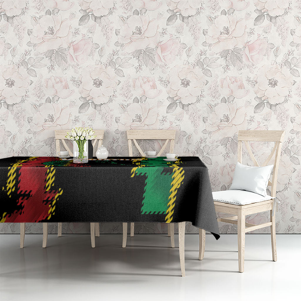 Vanuatu 46th Year Anniversary Tablecloth Tamtam Slit Drums Long God Yumi Stanap LT9 - Polynesian Pride