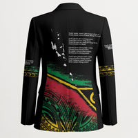 Vanuatu 46th Year Anniversary Blazer Vintage Grunge Vanuatu Flag Heritage LT9 - Polynesian Pride