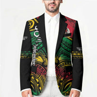 Vanuatu 46th Year Anniversary Blazer Vintage Grunge Vanuatu Flag Heritage LT9 - Polynesian Pride