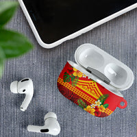Hawaii Ku Kia'i Mauna AirPods Case Hibiscus Kakau Pattern LT9 - Polynesian Pride