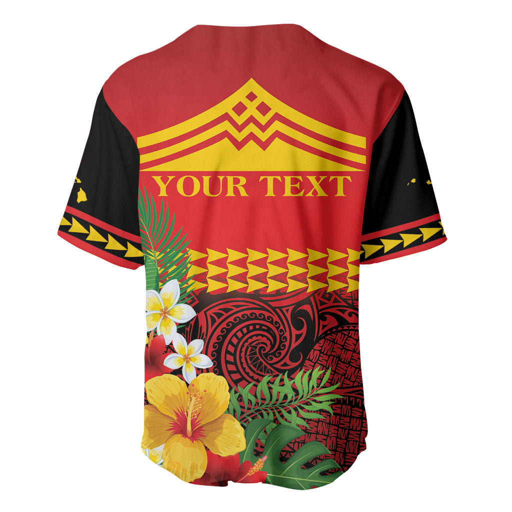 Hawaii Ku Kia'i Mauna Personalized Baseball Jersey Hibiscus Kakau Pattern LT9 - Polynesian Pride