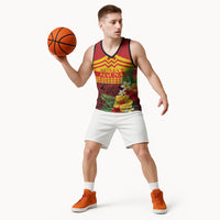 Hawaii Ku Kia'i Mauna Personalized Basketball Jersey Hibiscus Kakau Pattern LT9 - Polynesian Pride