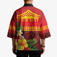 Hawaii Ku Kia'i Mauna Personalized Kimono Hibiscus Kakau Pattern LT9 - Polynesian Pride