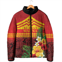 Hawaii Ku Kia'i Mauna Personalized Padded Jacket Hibiscus Kakau Pattern LT9 - Polynesian Pride