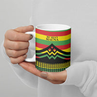 Hawaii Ku Kia'i Mauna Personalized Ceramic Mug Hawaiian Kanaka Maoli Motif LT9 - Polynesian Pride