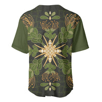 Hawaii Ohia Lehua Squares Baseball Jersey Hawaiian Quilt Inspired Floral Pattern LT9 - Polynesian Pride