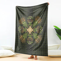 Hawaii Ohia Lehua Squares Blanket Hawaiian Quilt Inspired Floral Pattern LT9 - Polynesian Pride