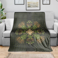 Hawaii Ohia Lehua Squares Blanket Hawaiian Quilt Inspired Floral Pattern LT9 - Polynesian Pride