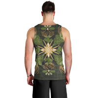 Hawaii Ohia Lehua Squares Men Tank Top Hawaiian Quilt Inspired Floral Pattern LT9 - Polynesian Pride