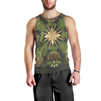 Hawaii Ohia Lehua Squares Men Tank Top Hawaiian Quilt Inspired Floral Pattern LT9 - Polynesian Pride