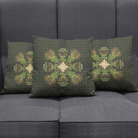 Hawaii Ohia Lehua Squares Pillow Cover Hawaiian Quilt Inspired Floral Pattern LT9 - Polynesian Pride