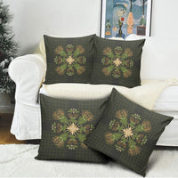 Hawaii Ohia Lehua Squares Pillow Cover Hawaiian Quilt Inspired Floral Pattern LT9 - Polynesian Pride