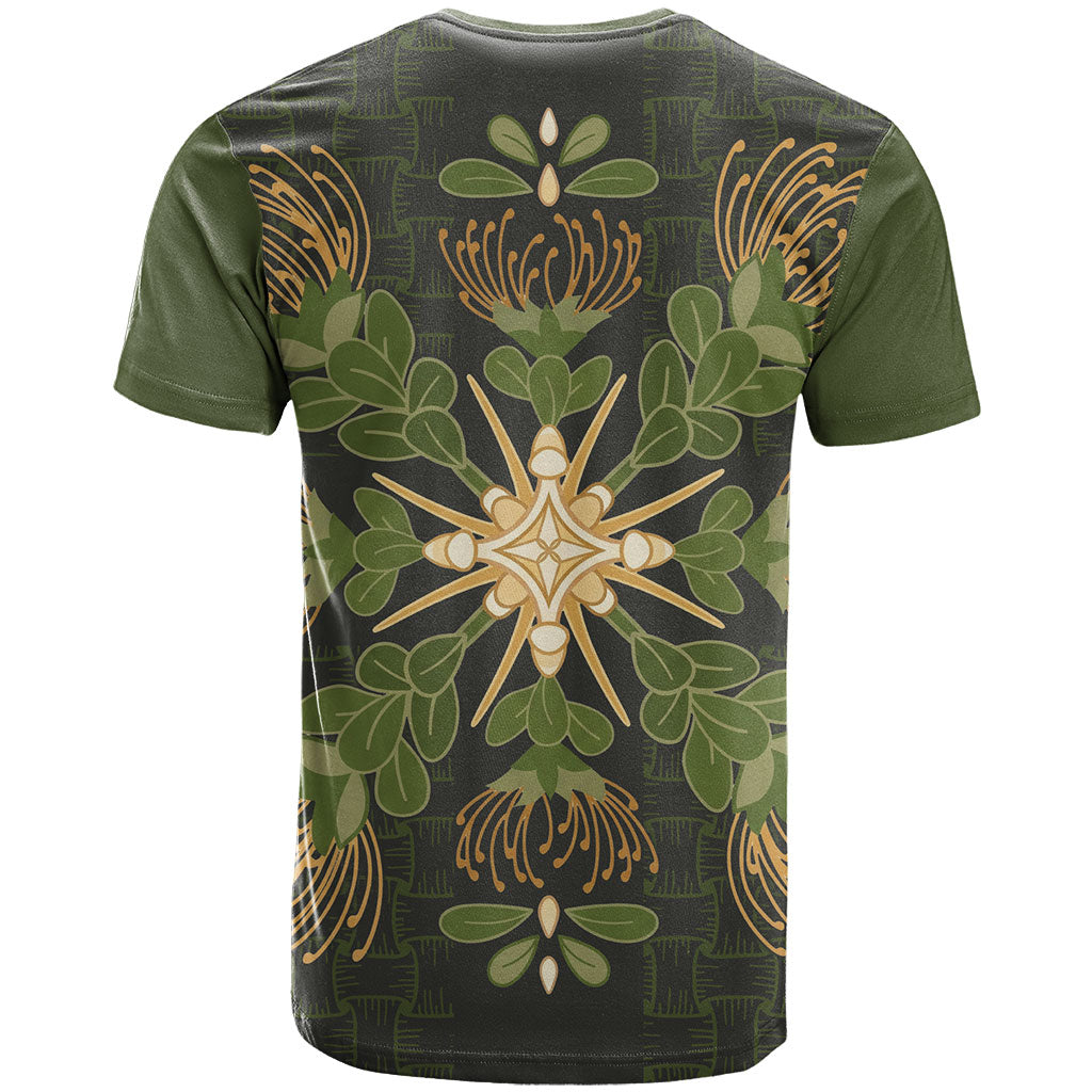 Hawaii Ohia Lehua Squares T Shirt Hawaiian Quilt Inspired Floral Pattern LT9 - Polynesian Pride