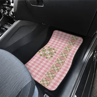 Akala Hamele Hawai'i Palaka Squares Maile Leaf Car Mats Flowers Hawaiian Quilt Patterns LT9 - Polynesian Pride