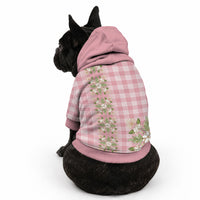Akala Hamele Hawai'i Palaka Squares Maile Leaf Pet Hoodie Flowers Hawaiian Quilt Patterns LT9 - Polynesian Pride